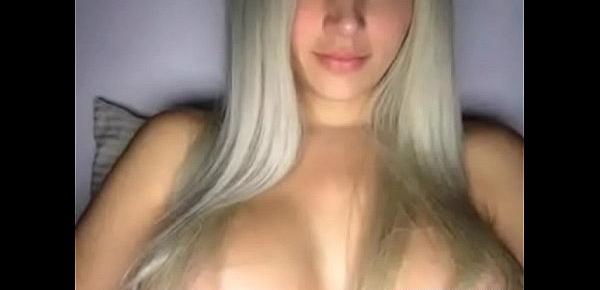  Hot girl with huge busty boobs